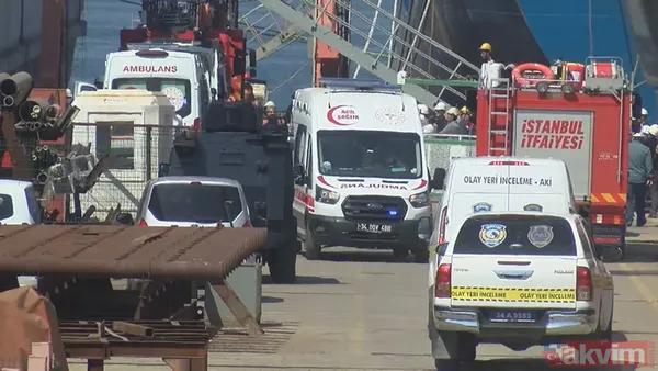 SON DAKİKA: Tuzla'da tersanede gemide patlama! Yaralılar var - 10