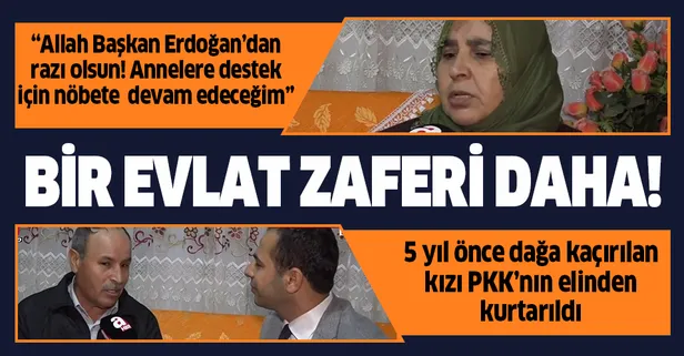 Diyarbakır annelerinin evlat zaferi! Hüsniye Kaya'nın dağa kaçırılan kızı PKK'nın elinden kurtarıldı