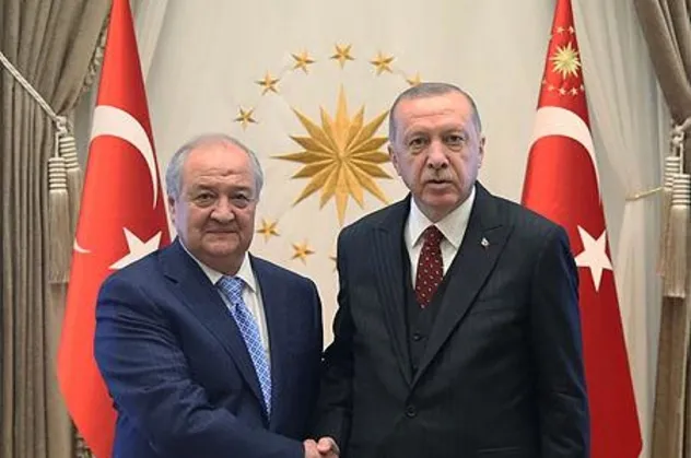Başkan Erdoğan, Özbekistan Dışişleri Bakanı Abdulaziz Kamilov'u kabul etti
