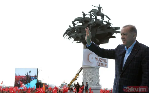 Türkiye Yüzyılı'nın şafağı söküyor! İzmir Gündoğdu Meydanı'nda tarihi kalabalık: Başkan Erdoğan için "Tayyip Baba" sloganları - 3