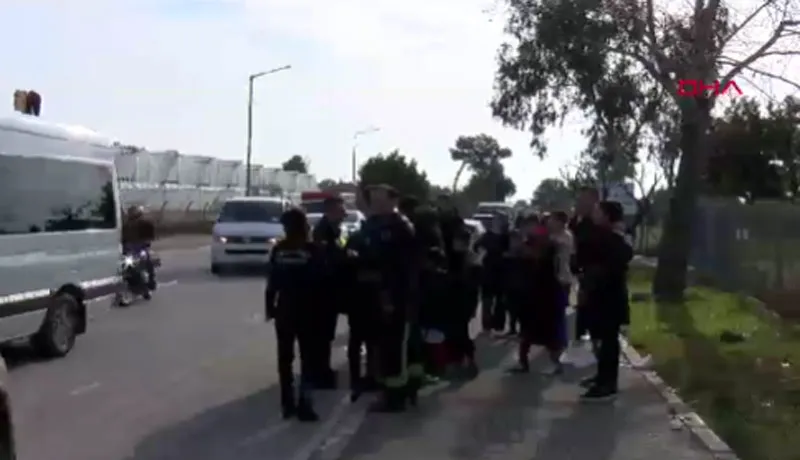 Antalya Kemer'de feci kaza (DHA)