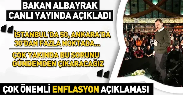 Bakan Albayrak gençlerin sorularını yanıtladı