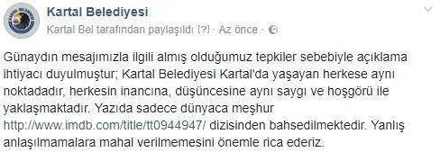 Kartal Belediyesi skandalında halen özür yok!-2