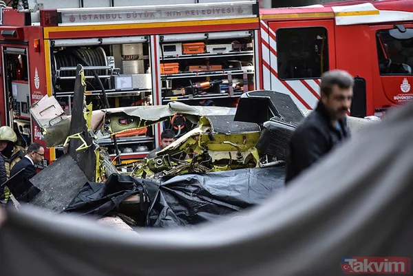 İstanbul Sancaktepe'de düşen askeri helikopterden ilk görüntüler - 49