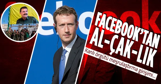 Facebook bölücü terör örgütü PKK/YPG'ye "mavi tık" verdi! Kanlı örgütü meşrulaştırma girişimi...