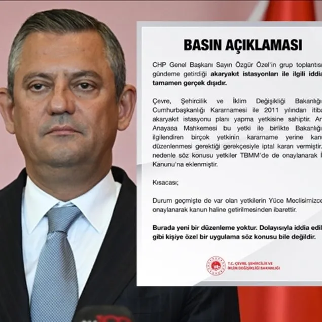 Akaryakıt istasyonu ile ilgili iddialara yalanlama