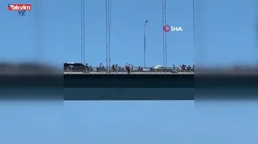 Köprüde intihar kamerada!
