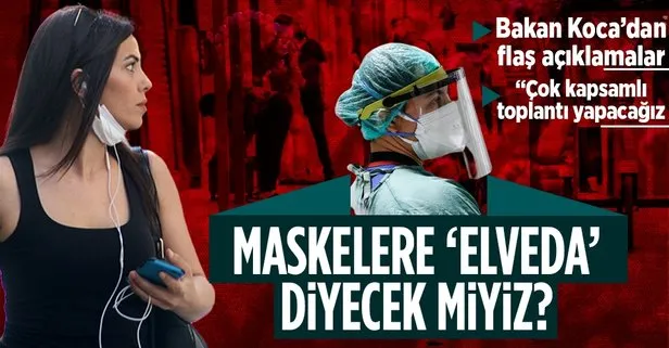 Son dakika: Maske yasağı kalkacak mı? Bakan Koca’dan flaş açıklamalar! Bilim Kurulu Toplantısı ne zaman yapılacak?