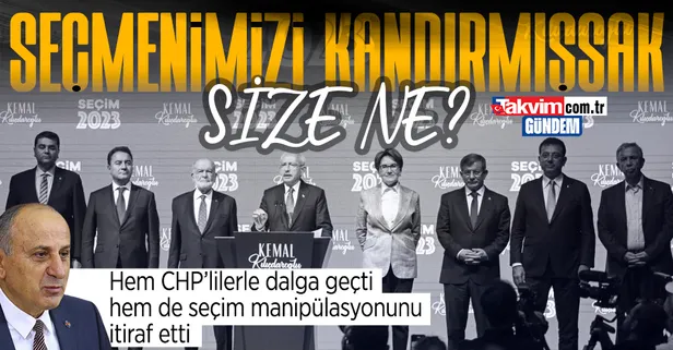 CHP'li Dursun Çiçek canlı yayında seçim manipülasyonunu açık açık itiraf etti: Seçmenimizi kandırdıysak size ne?