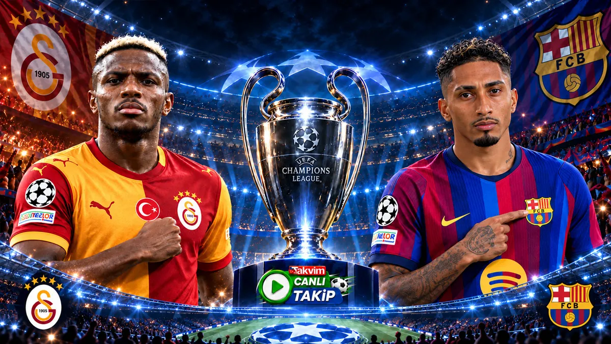 Galatasaray'da Barcelona maçı öncesi ilk 11 belli oldu