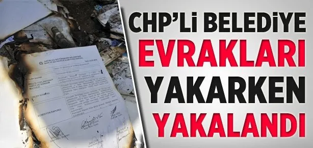 Evrakları yakmaya çalışırken yakalandılar