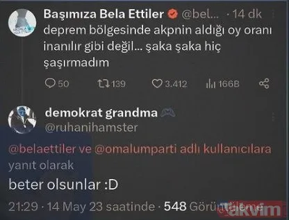 Deprem bölgesi 'Erdoğan' dedi muhalifler içindeki kini kustu! Sosyal medyada skandal sözler! - 26