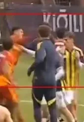 Fenerbahçe - Galatasaray derbisi öncesi U19 maçında yumruklu kavga!