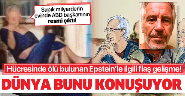 Sapık milyarder Jeff Epstein’in evinde Bill Clinton'un kadın elbisesi ile çekilmiş resmi bulundu