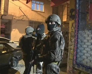 İstanbulda terör operasyonu! Çok sayıda gözaltı var