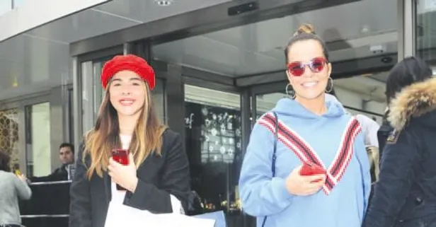 Yeğeniyle alışverişte