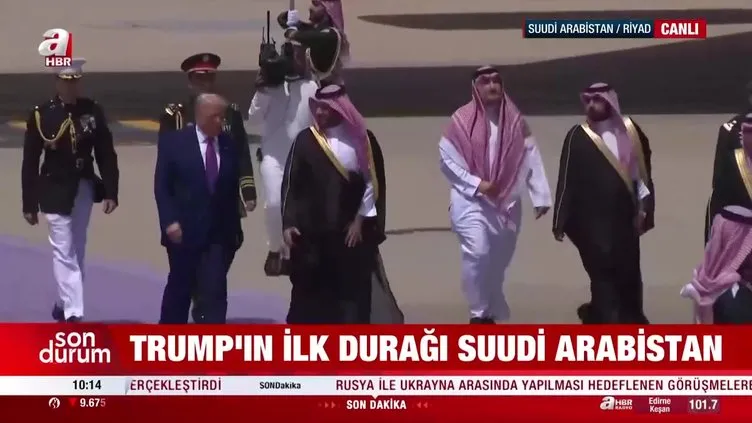 ABD Başkanı Donald Trump Suudi Arabistan’da