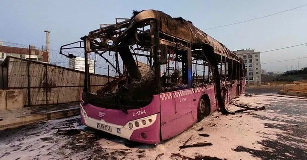 Bakıma gidiyordu alev alev yandı!