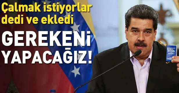 Maduro: Gereken cevabı vereceğiz