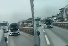 Bursa’da seyir halindeki otomobilde tehlikeli tamirat