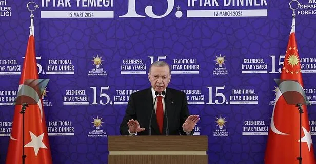 Başkan Erdoğan’dan büyükelçilerle iftar programında önemli açıklamalar