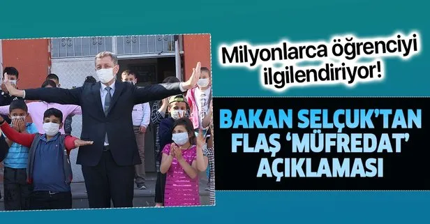 Son dakika: Milli Eğitim Bakanı Ziya Selçuk’tan flaş müfredat açıklaması