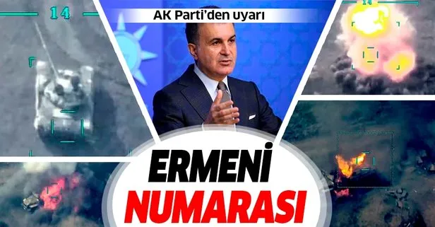 AK Parti: Ermenistan’a karşı kararlı duruşumuzu başka alanlara sevk etmek isteyenler provokasyon peşindedir