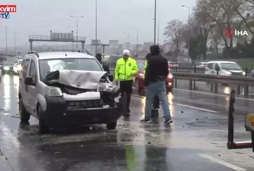 Fatih’te zincirleme trafik kazası: 1 yaralı