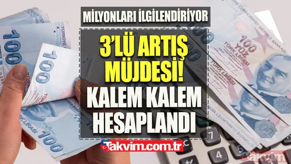 SSK Bağ-Kur emeklisini sevindirecek zam müjdesi! 7.500 TL ve üstü maaş alana 3'lü artış kapıda! Enflasyon farkı, seyyanen zam, refah payı... - 1