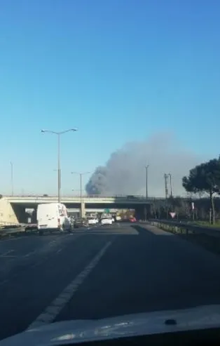 Son dakika haberi: İstanbul Başakşehir'de korkutan yangın