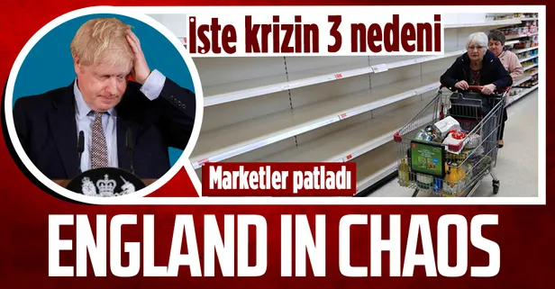 İngiltere gıda sıkıntısını çözemiyor! İşte krizin 3 nedeni