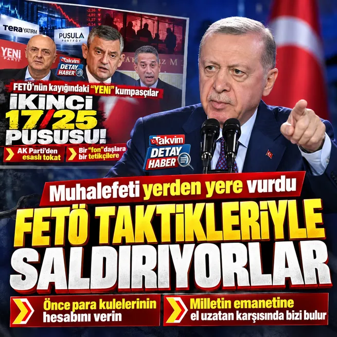 Başkan Erdoğandan fon iddiaları üzerinden muhalefete tepki: FETÖcü alçaklardan öğrendikleri taktiklerle bize saldırıyorlar