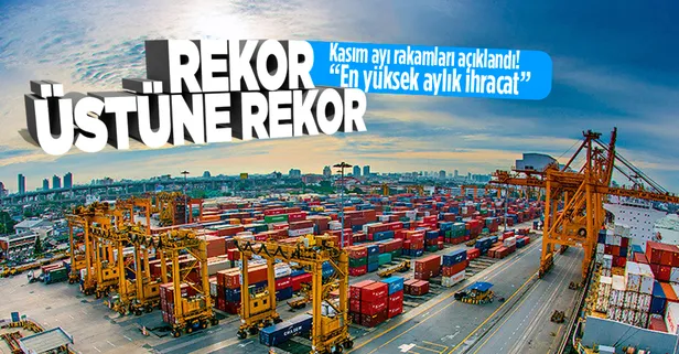 Kasım ayı ihracatında rekor kırıldı