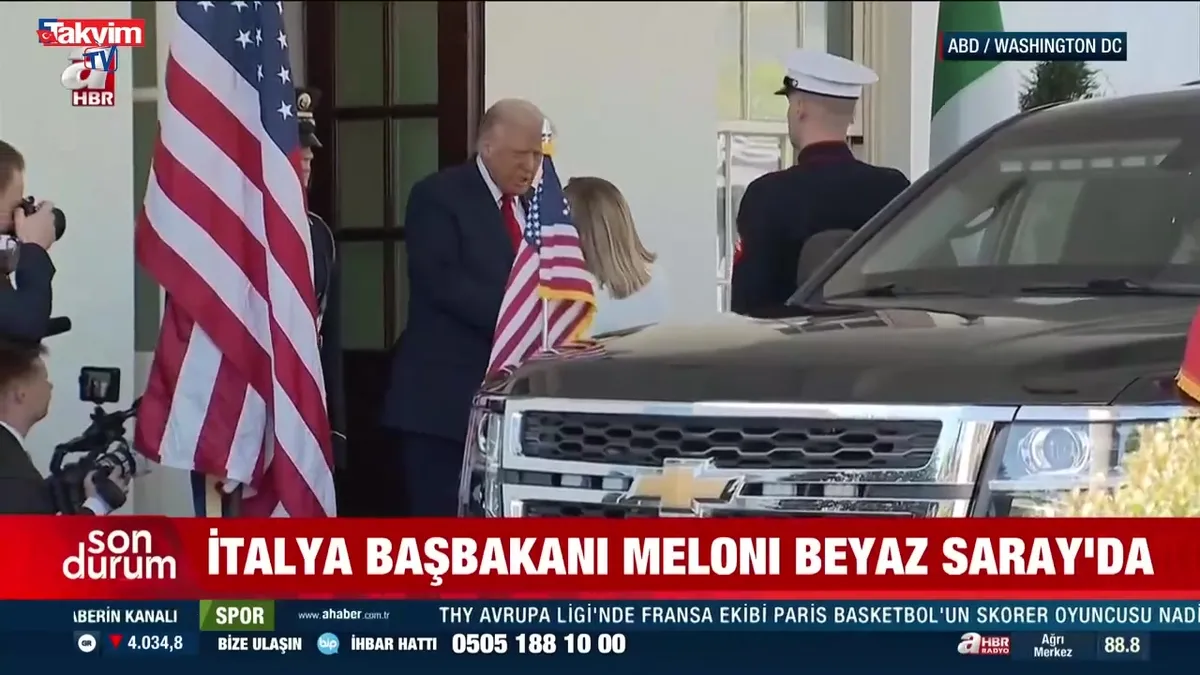 İtalya Başbakanı Meloni Beyaz Saray’da
