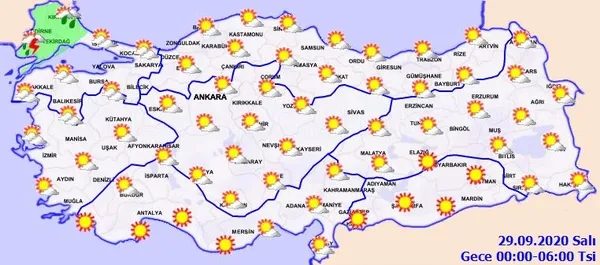 Son dakika: Meteoroloji'den Marmara'nın doğusu ile Batı Karadeniz için sağanak uyarısı! HAVA DURUMU-9