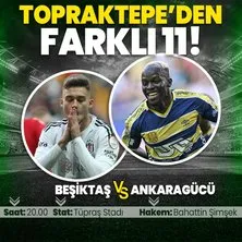 Beşiktaş’ın Ankaragücü maçı 11’i belli oldu!