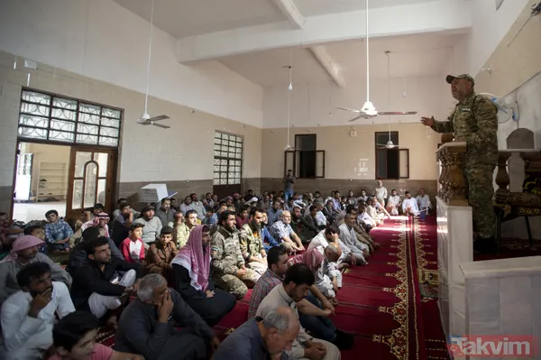 Tel Abyad'da terör tehdidinden uzak ilk cuma namazı - 1