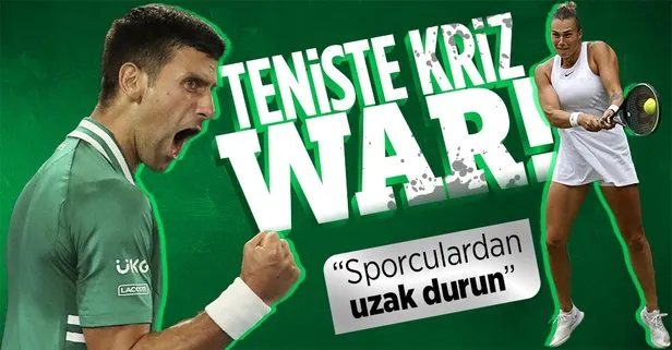 Teniste kriz war!