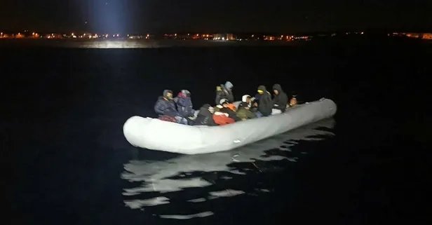 Ayvalık açıklarında 45 kaçak göçmen kurtarıldı