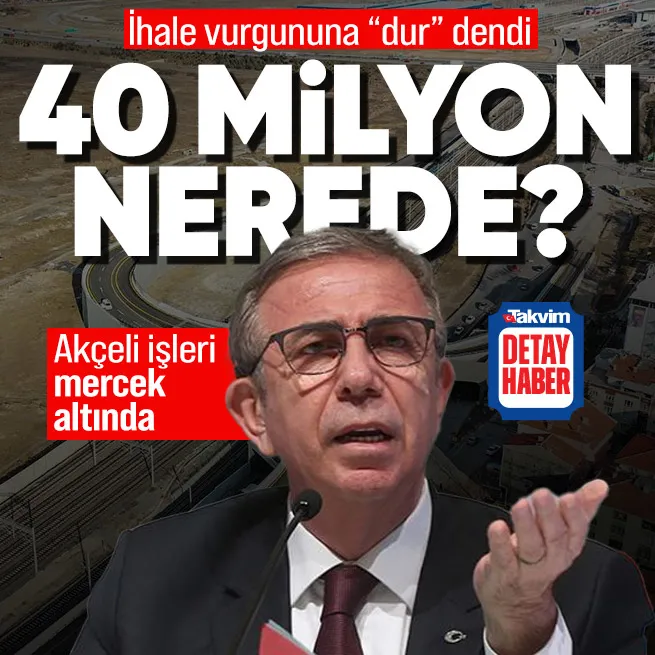İhale vurgununa dur dendi! CHPli ABBye soruşturma izni: 40 milyonluk kamu zararı var
