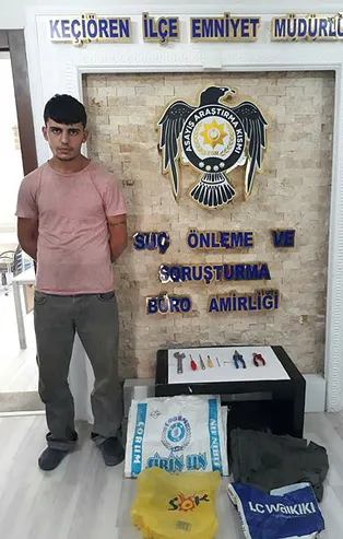 Bir ilçenin kabusu oldu! 36 ayrı suçtan kaydı olan zanlı yakalandı