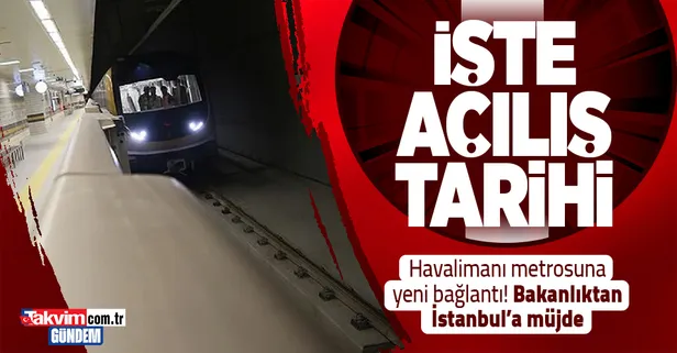 Yeni metro müjdesi! İstanbul Havalimanı metrosunun Gayrettepe bağlantısı nisanda hizmette
