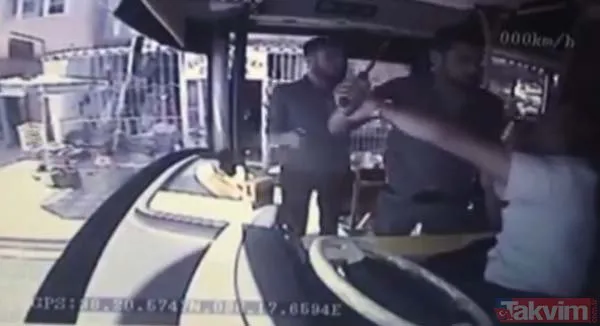 Malatya’da otobüs şoförüne satırla saldırdı