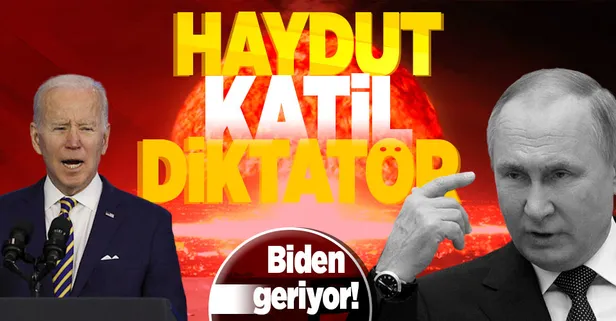 ABD Başkanı Biden gerilimi tırmandırıyor! Putin'e olay sözler...