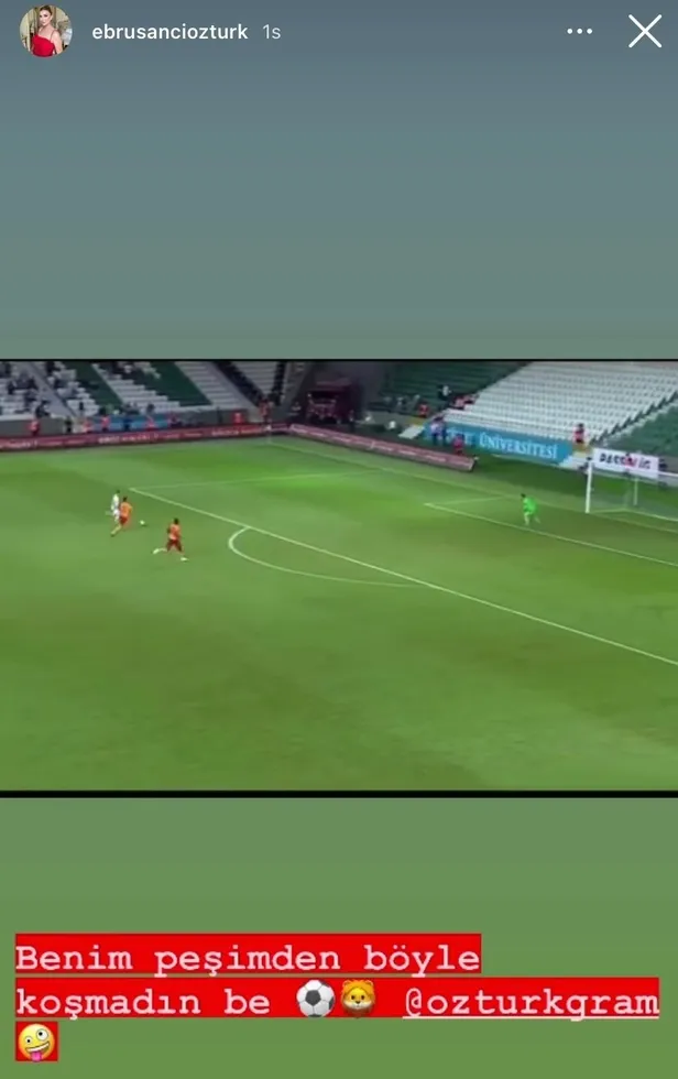Galatasaraylı Alpaslan Öztürk deparı attı eşi Ebru Şancı'yı kıskandırdı 'benim peşimden böyle koşmadın'-8