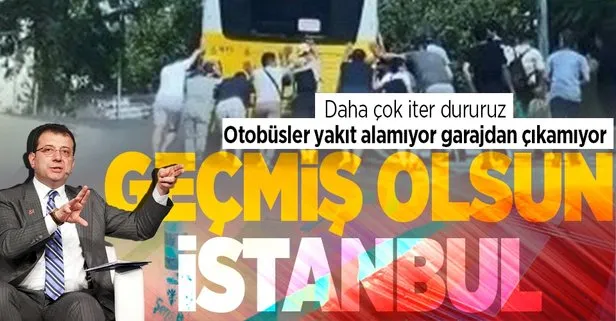 CHP’nin İstanbul’u getirdiği durum! Toplu ulaşım çökme noktasında: Otobüsler seferlere çıkamıyor