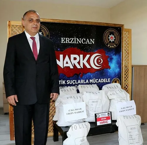 Erzincan'da 36 kilo 884 gram eroin ele geçirildi-1