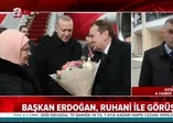 Başkan Erdoğan - Ruhani görüşmesi başladı