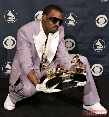 ABD başkan adayı Kanye West iyice çıldırdı! Kanye West Grammy ödülünün üzerine idrarını yaptı!