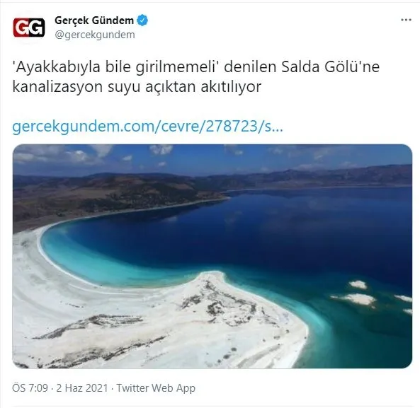 CHP yandaşı medyanın 'Salda Gölü'ne kanalizasyon akıyor' haberleri yalan çıktı!-8